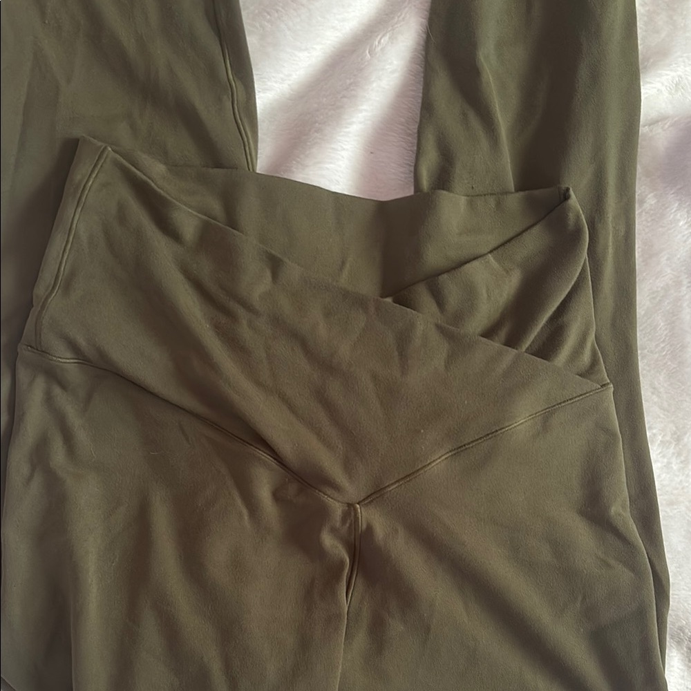 Aerie Green High-Waisted Leggings